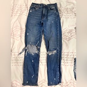 Abercrombie mom jeans long